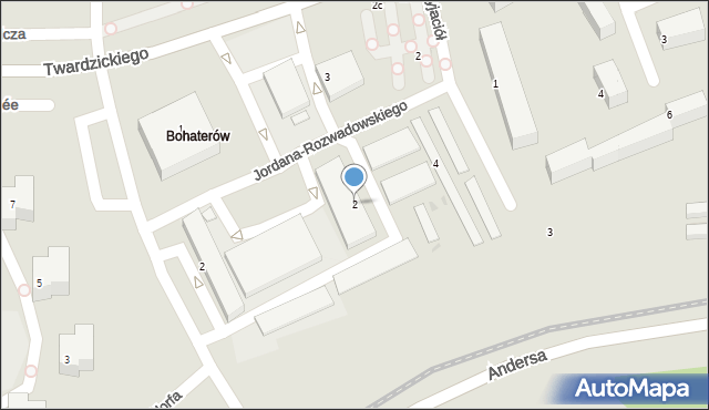 Bydgoszcz, Jordana-Rozwadowskiego Tadeusza, gen., 2, mapa Bydgoszczy
