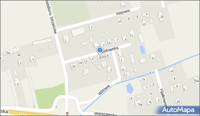 Dębe Wielkie, Józefowska, 6, mapa Dębe Wielkie