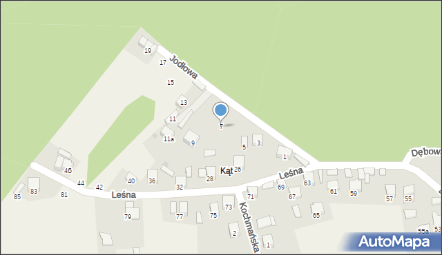 Gorenice, Jodłowa, 7, mapa Gorenice