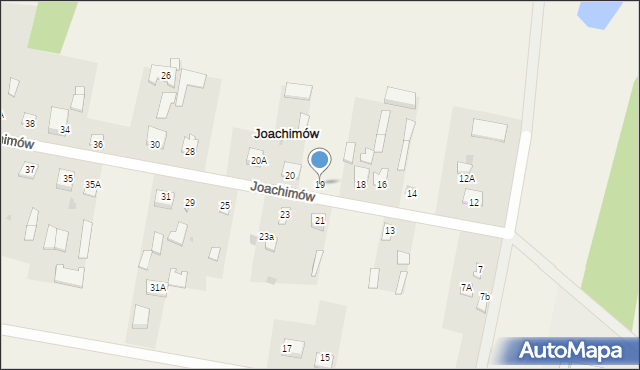 Joachimów, Joachimów, 19, mapa Joachimów