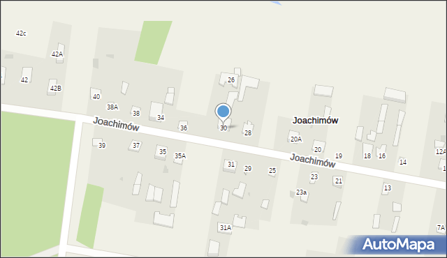 Joachimów, Joachimów, 30, mapa Joachimów