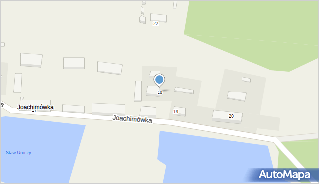 Joachimówka, Joachimówka, 18, mapa Joachimówka