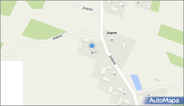 Joanin, Joanin, 39, mapa Joanin