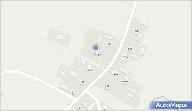 Jodłowa, Jodłowa, 101a, mapa Jodłowa