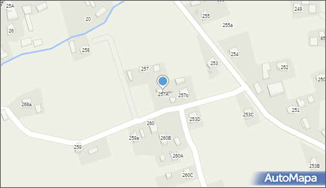 Jodłowa, Jodłowa, 257A, mapa Jodłowa