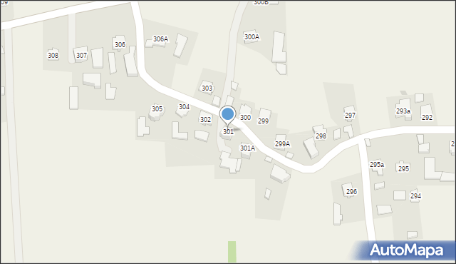 Jodłowa, Jodłowa, 301, mapa Jodłowa