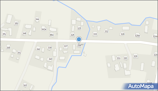 Jodłowa, Jodłowa, 334, mapa Jodłowa