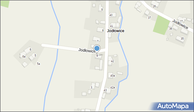 Jodłowice, Jodłowice, 4, mapa Jodłowice