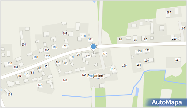 Jodłówka, Jodłówka, 298, mapa Jodłówka