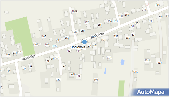 Jodłówka, Jodłówka, 46, mapa Jodłówka