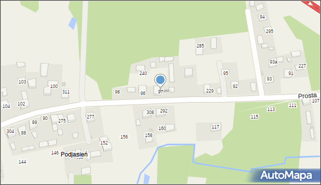 Jodłówka, Jodłówka, 97, mapa Jodłówka
