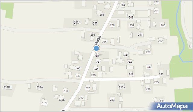 Jodłówka, Jodłówka, 248, mapa Jodłówka