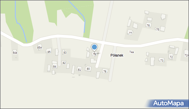 Jodłówka, Jodłówka, 79, mapa Jodłówka