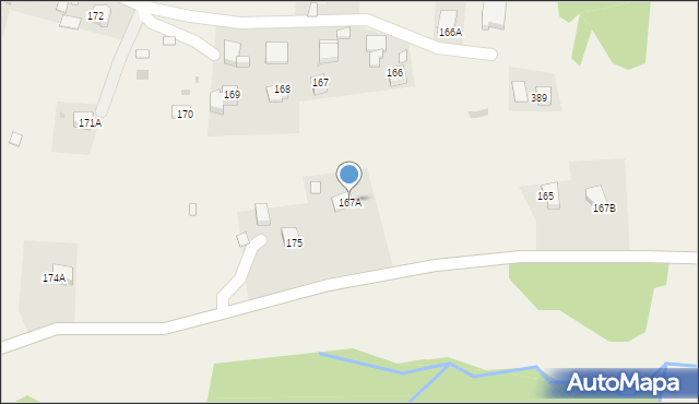 Jodłówka Tuchowska, Jodłówka Tuchowska, 167A, mapa Jodłówka Tuchowska
