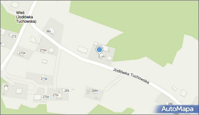 Jodłówka Tuchowska, Jodłówka Tuchowska, 269, mapa Jodłówka Tuchowska