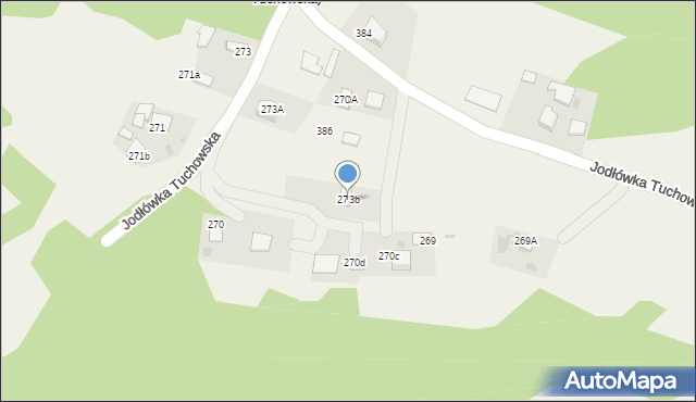 Jodłówka Tuchowska, Jodłówka Tuchowska, 273b, mapa Jodłówka Tuchowska