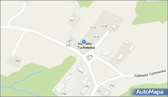 Jodłówka Tuchowska, Jodłówka Tuchowska, 277, mapa Jodłówka Tuchowska