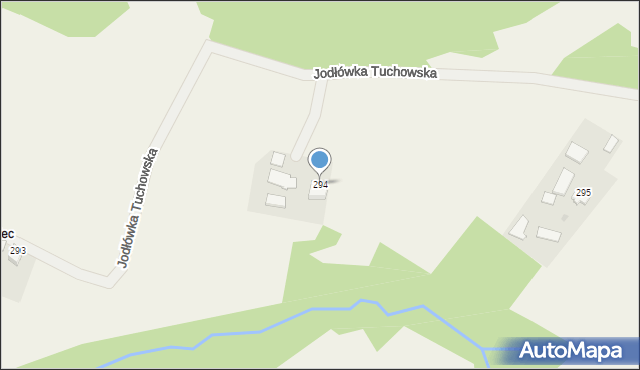 Jodłówka Tuchowska, Jodłówka Tuchowska, 294, mapa Jodłówka Tuchowska