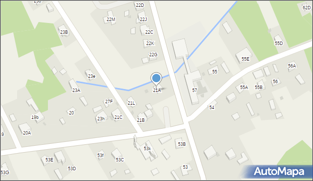 Jodłówka-Wałki, Jodłówka-Wałki, 21A, mapa Jodłówka-Wałki