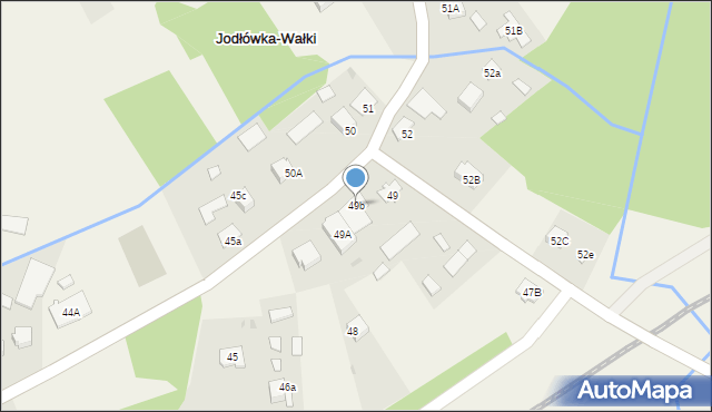 Jodłówka-Wałki, Jodłówka-Wałki, 49b, mapa Jodłówka-Wałki