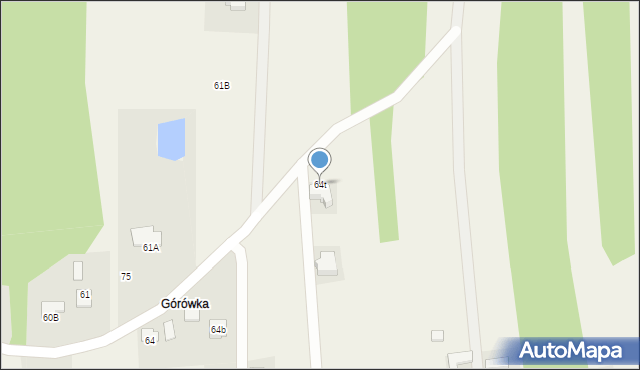 Jodłówka-Wałki, Jodłówka-Wałki, 64t, mapa Jodłówka-Wałki