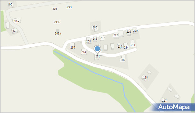 Jodłownik, Jodłownik, 231, mapa Jodłownik