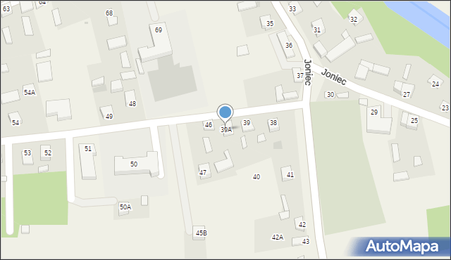 Joniec, Joniec, 39A, mapa Joniec