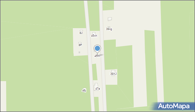 Joniec-Kolonia, Joniec-Kolonia, 45XI, mapa Joniec-Kolonia