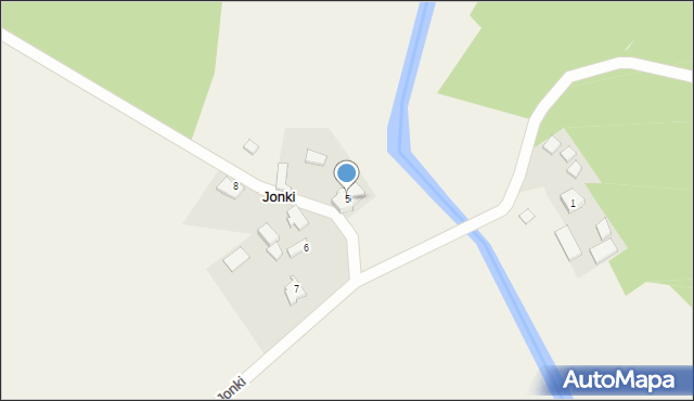 Jonki, Jonki, 5, mapa Jonki