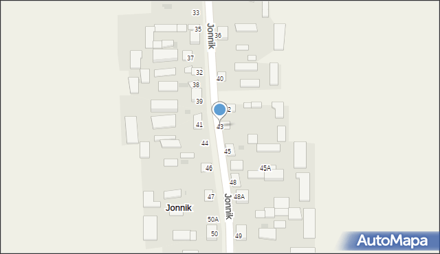 Jonnik, Jonnik, 43, mapa Jonnik