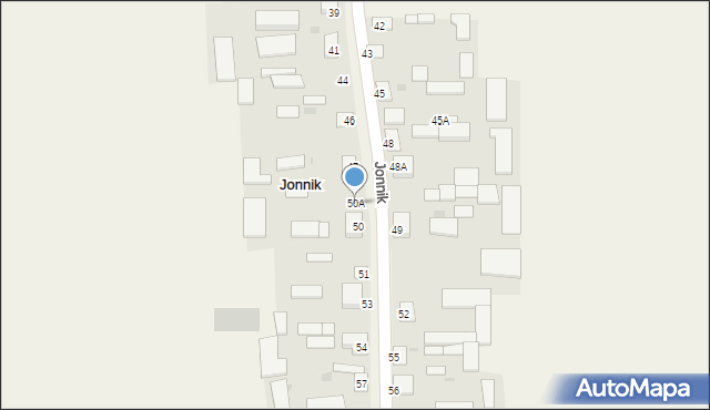 Jonnik, Jonnik, 50A, mapa Jonnik