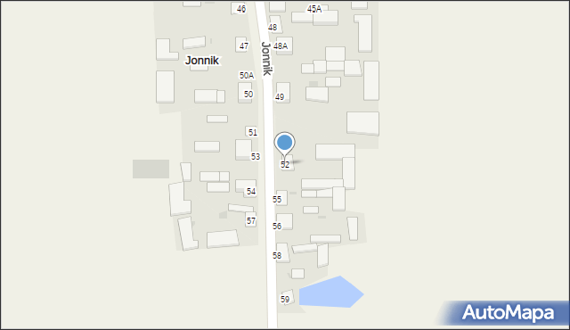 Jonnik, Jonnik, 52, mapa Jonnik