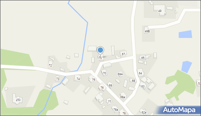 Jordanowo, Jordanowo, 71, mapa Jordanowo