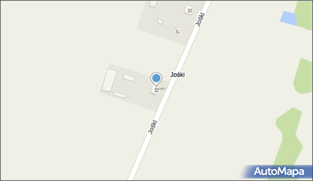 Jośki, Jośki, 32, mapa Jośki