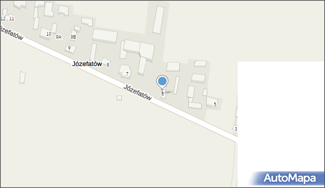 Józefatów, Józefatów, 6, mapa Józefatów