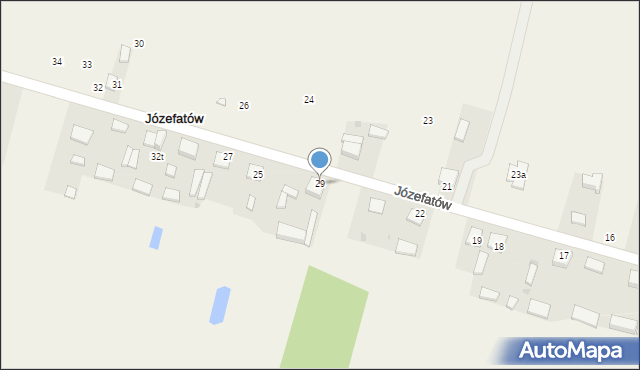 Józefatów, Józefatów, 29, mapa Józefatów