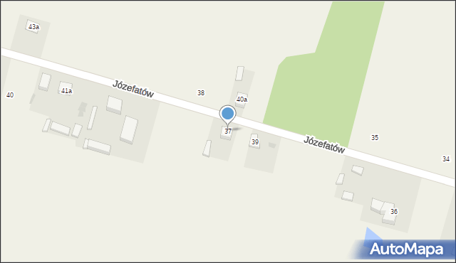 Józefatów, Józefatów, 37, mapa Józefatów