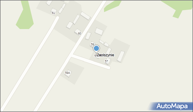 Józefina, Józefina, 58A, mapa Józefina