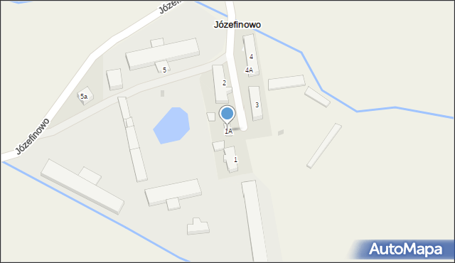 Józefinowo, Józefinowo, 1A, mapa Józefinowo