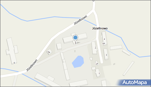 Józefinowo, Józefinowo, 5, mapa Józefinowo