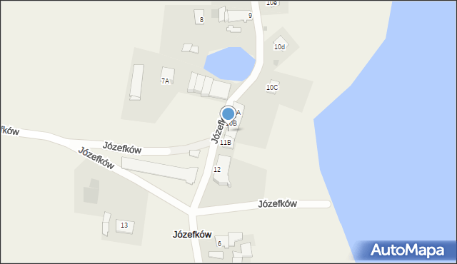 Józefków, Józefków, 11A, mapa Józefków