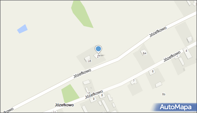 Józefkowo, Józefkowo, 17, mapa Józefkowo