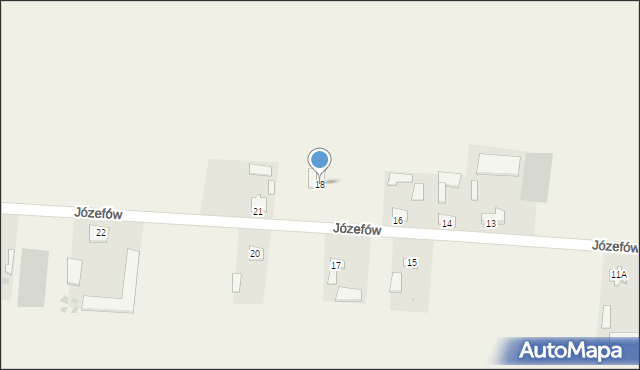 Józefów, Józefów, 18, mapa Józefów