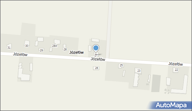 Józefów, Józefów, 27, mapa Józefów