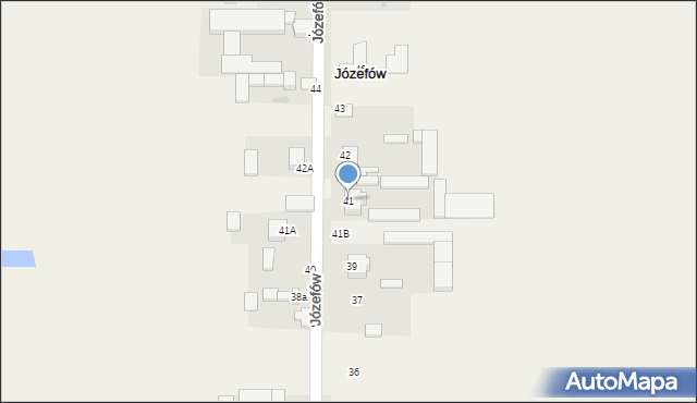 Józefów, Józefów, 41, mapa Józefów