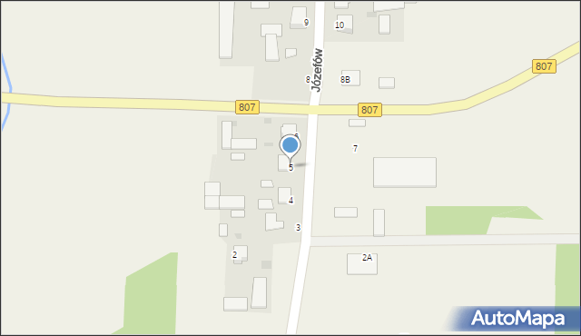 Józefów, Józefów, 5, mapa Józefów