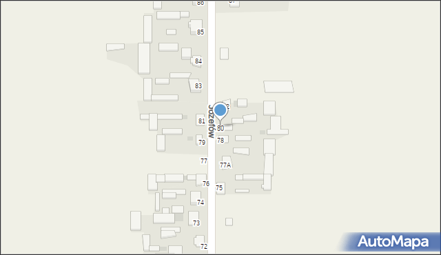 Józefów, Józefów, 80, mapa Józefów