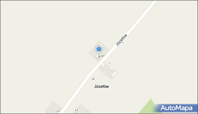 Józefów, Józefów, 8, mapa Józefów