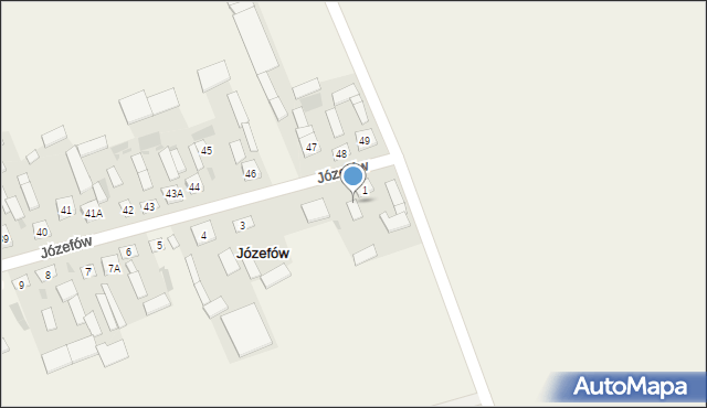 Józefów, Józefów, 2, mapa Józefów