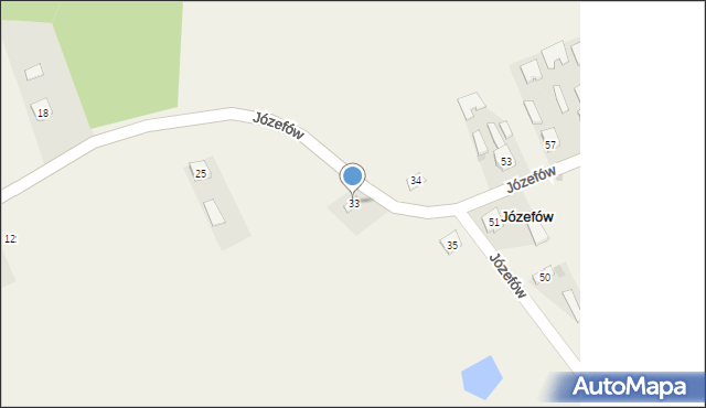 Józefów, Józefów, 33, mapa Józefów